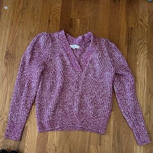 Loke new LOFT V-Neck magenta Sweater